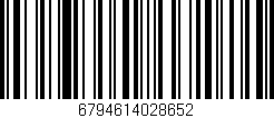 Código de barras (EAN, GTIN, SKU, ISBN): '6794614028652'