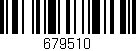 Código de barras (EAN, GTIN, SKU, ISBN): '679510'