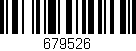 Código de barras (EAN, GTIN, SKU, ISBN): '679526'