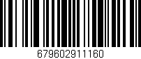 Código de barras (EAN, GTIN, SKU, ISBN): '679602911160'