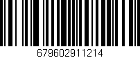 Código de barras (EAN, GTIN, SKU, ISBN): '679602911214'