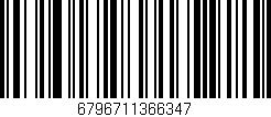 Código de barras (EAN, GTIN, SKU, ISBN): '6796711366347'