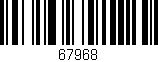 Código de barras (EAN, GTIN, SKU, ISBN): '67968'