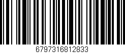 Código de barras (EAN, GTIN, SKU, ISBN): '6797316812833'