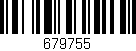 Código de barras (EAN, GTIN, SKU, ISBN): '679755'