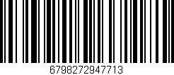 Código de barras (EAN, GTIN, SKU, ISBN): '6798272947713'
