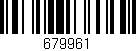 Código de barras (EAN, GTIN, SKU, ISBN): '679961'