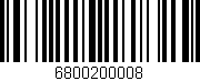 Código de barras (EAN, GTIN, SKU, ISBN): '6800200008'