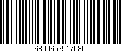 Código de barras (EAN, GTIN, SKU, ISBN): '6800652517680'