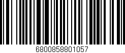 Código de barras (EAN, GTIN, SKU, ISBN): '6800858801057'