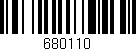 Código de barras (EAN, GTIN, SKU, ISBN): '680110'