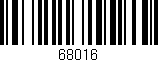 Código de barras (EAN, GTIN, SKU, ISBN): '68016'