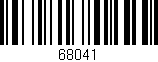Código de barras (EAN, GTIN, SKU, ISBN): '68041'
