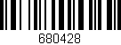 Código de barras (EAN, GTIN, SKU, ISBN): '680428'