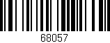 Código de barras (EAN, GTIN, SKU, ISBN): '68057'