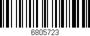 Código de barras (EAN, GTIN, SKU, ISBN): '6805723'