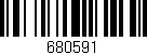 Código de barras (EAN, GTIN, SKU, ISBN): '680591'