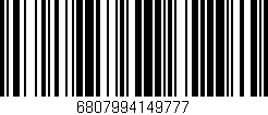 Código de barras (EAN, GTIN, SKU, ISBN): '6807994149777'