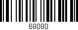 Código de barras (EAN, GTIN, SKU, ISBN): '68080'