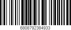 Código de barras (EAN, GTIN, SKU, ISBN): '6808792384933'