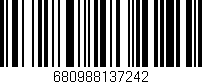 Código de barras (EAN, GTIN, SKU, ISBN): '680988137242'
