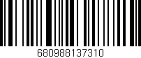 Código de barras (EAN, GTIN, SKU, ISBN): '680988137310'