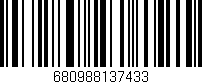 Código de barras (EAN, GTIN, SKU, ISBN): '680988137433'