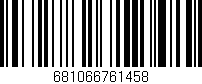 Código de barras (EAN, GTIN, SKU, ISBN): '681066761458'