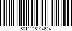 Código de barras (EAN, GTIN, SKU, ISBN): '6811126194634'