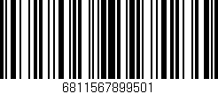 Código de barras (EAN, GTIN, SKU, ISBN): '6811567899501'