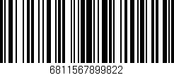 Código de barras (EAN, GTIN, SKU, ISBN): '6811567899822'