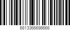 Código de barras (EAN, GTIN, SKU, ISBN): '6813366698668'