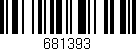 Código de barras (EAN, GTIN, SKU, ISBN): '681393'