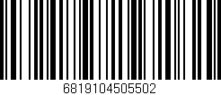 Código de barras (EAN, GTIN, SKU, ISBN): '6819104505502'