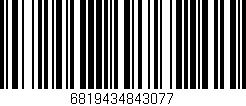 Código de barras (EAN, GTIN, SKU, ISBN): '6819434843077'