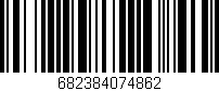 Código de barras (EAN, GTIN, SKU, ISBN): '682384074862'