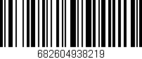 Código de barras (EAN, GTIN, SKU, ISBN): '682604938219'