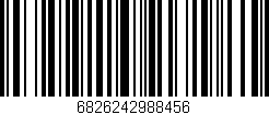 Código de barras (EAN, GTIN, SKU, ISBN): '6826242988456'