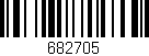 Código de barras (EAN, GTIN, SKU, ISBN): '682705'