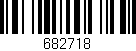 Código de barras (EAN, GTIN, SKU, ISBN): '682718'