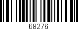 Código de barras (EAN, GTIN, SKU, ISBN): '68276'