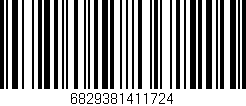 Código de barras (EAN, GTIN, SKU, ISBN): '6829381411724'