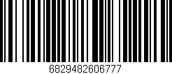 Código de barras (EAN, GTIN, SKU, ISBN): '6829482606777'