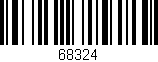 Código de barras (EAN, GTIN, SKU, ISBN): '68324'