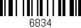 Código de barras (EAN, GTIN, SKU, ISBN): '6834'