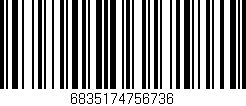 Código de barras (EAN, GTIN, SKU, ISBN): '6835174756736'