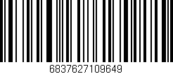 Código de barras (EAN, GTIN, SKU, ISBN): '6837627109649'