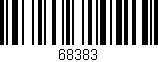Código de barras (EAN, GTIN, SKU, ISBN): '68383'