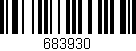Código de barras (EAN, GTIN, SKU, ISBN): '683930'