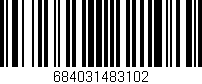 Código de barras (EAN, GTIN, SKU, ISBN): '684031483102'